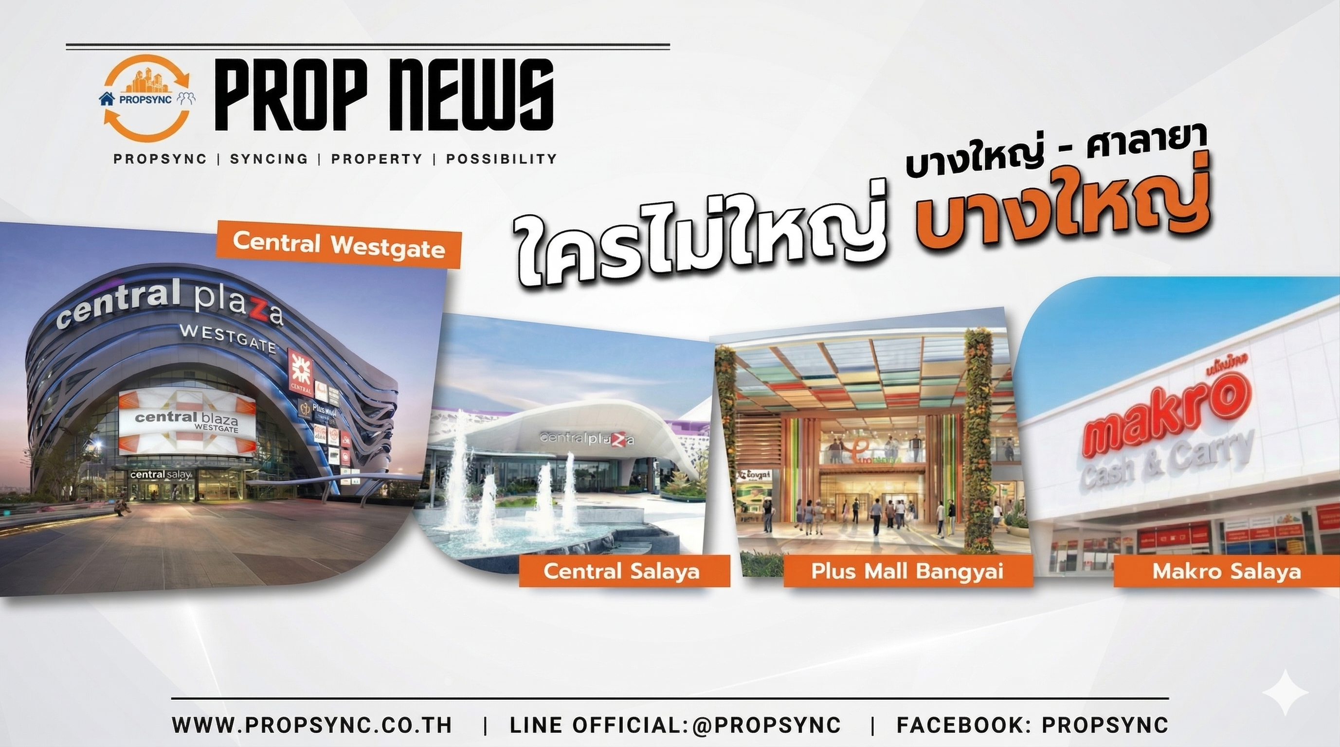 จับตา "บางใหญ่" ทำเลทองคำแห่งใหม่! จ่อคิวขึ้นแท่น "บางนา 2" ระเบียงเศรษฐกิจสู่ภาคตะวันตก
